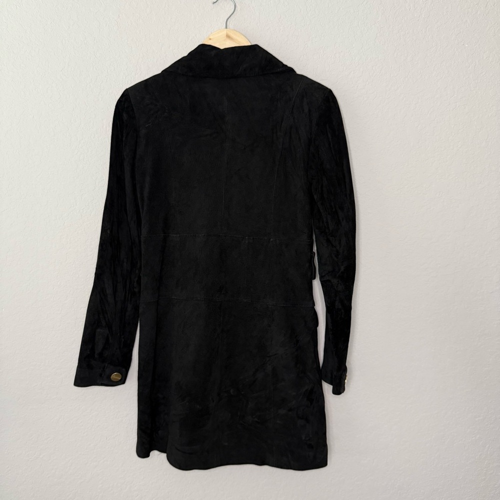 Marciano Black Suede Leather Jacket - Picture 2 of 3